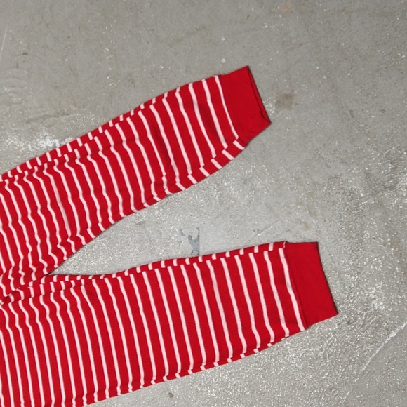 NEW! Men's Striped Matching Family Thermal Pajama PJ Pants, Red & White XXL TALL - Picture 4 of 13
